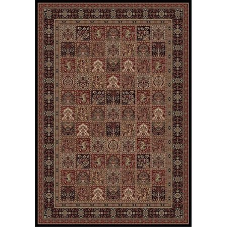 CONCORD GLOBAL 2 ft. x 3 ft. 3 in. Persian Classics Panel - Black 20431